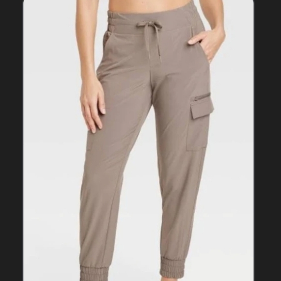 all in motion Pants - All In Motion Mid Rise Stretch Woven Cargo Pants
